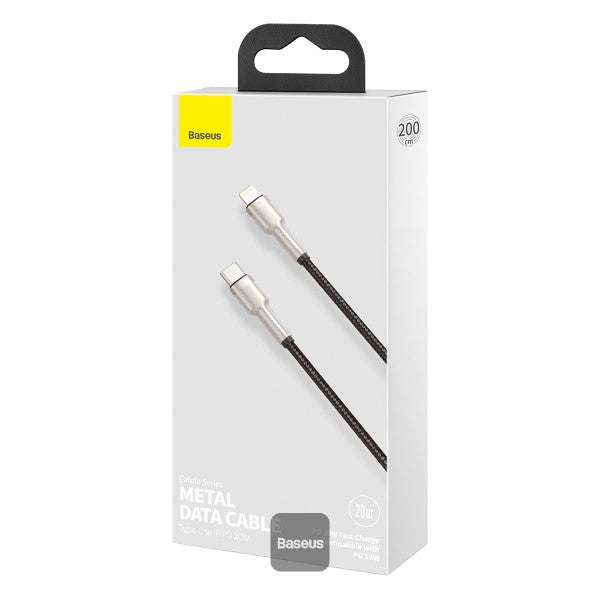 Baseus Cafule PD 20W Metal Data Cable Type-C to iPhone