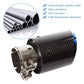 Carbon Fiber LED Exhaust Tip Muffler Pipe – Red Glow, Sporty - Durable Design