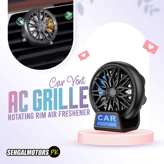 Car Vent AC Grille Rotating Rim Air Freshener Multi