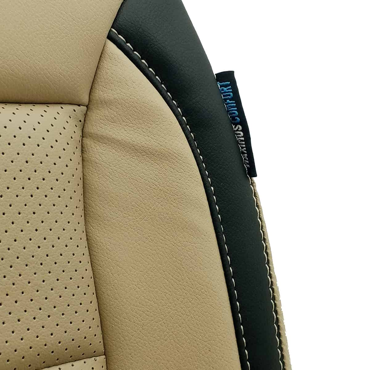 BYD Atto 3 Breathable Beige Black Seat Covers 2024 - 2026