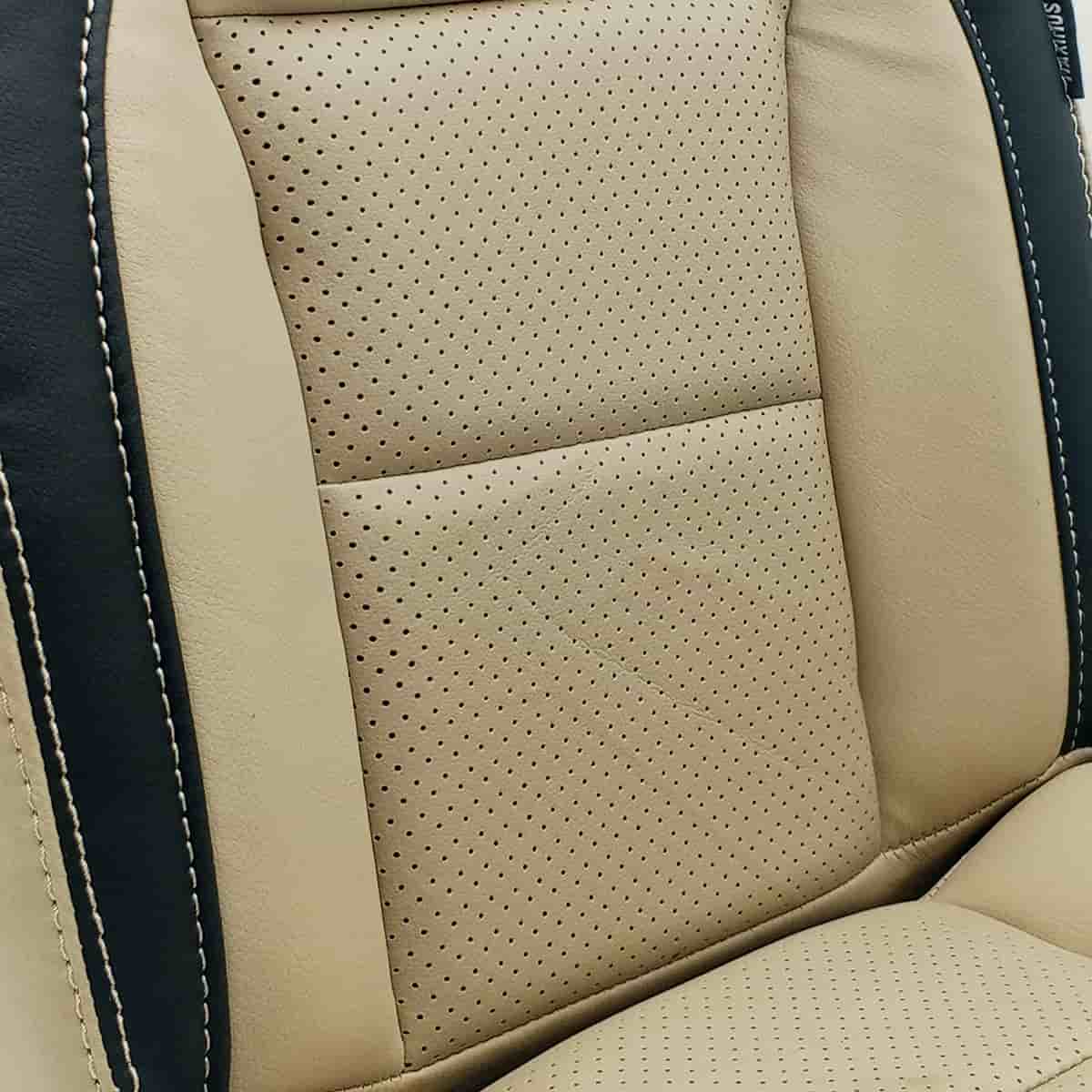 BYD Atto 3 Breathable Beige Black Seat Covers 2024 - 2026