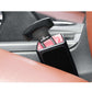Carbon Fiber Seat Belt Clip Black - Pair - Car Safety Belt Buckle Alarm Canceler Stopper
