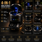 4-in-1 Smart Automatic Sensor Ashtray | Aroma Diffuser, Night Light & Hidden Organizer