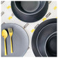 24-Pc Dinner Set - Black
