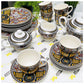 22-Pc Tea Set - Yellow