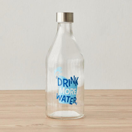 1L Glass Water Bottle