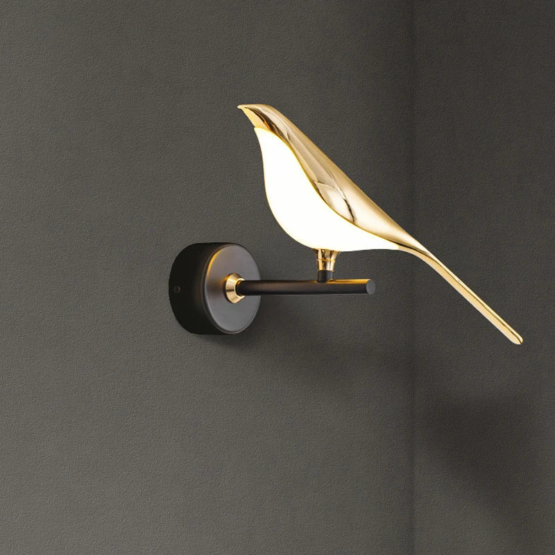 Magpie Bird LED Wall Lamp